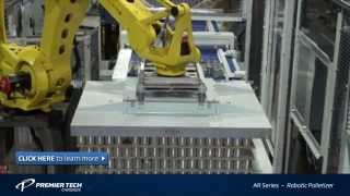 Robotic Palletizer for Cans using Magnetic Gripper [upl. by Little]