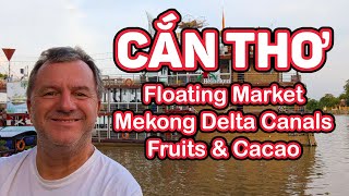 Cần Thơ Floating Market Mekong Delta Canals Nov 02 [upl. by Legnaesoj61]