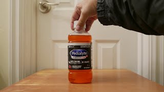 HOW TO Open a bottle of PediaLyte [upl. by Maiah]