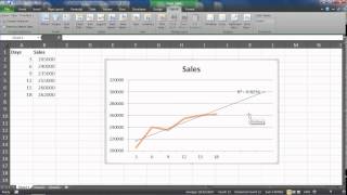 Add Trendline to a Chart to Forecast Future Values [upl. by Sabine]