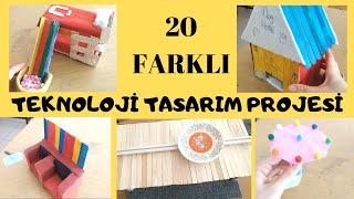 20 farklı TEKNOLOJİ TASARIM PROJESİ PROJE FİKİRLERİ teknoloji tasarım icatlar inovasyon örnekleri [upl. by Jone]