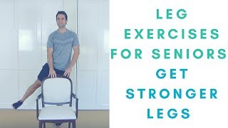 Leg Strengthening Exercises For Seniors  Decrease Knee Pain  More Life Health [upl. by Nommad]