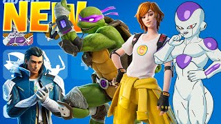 All NEW Fortnite Winterfest Skins Ninja Turtles Dragon Ball amp More [upl. by Ardella]