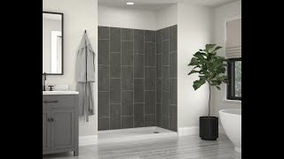 Craft  Main® Jetcoat® Shower Wall System  Installation Video [upl. by Lennox]