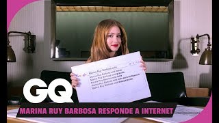 Marina Ruy Barbosa responde a internet l Cultura l GQ Brasil [upl. by Ynohtna612]