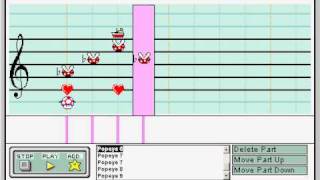 Popeye the Sailor Man  Mario Paint Composer  8Bit Synth Chip  Humorous Version [upl. by Repsac]