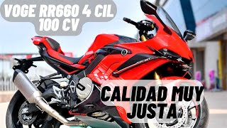 Voge RR660 4 Cil 100 Cv calidad muy justa [upl. by Nightingale]