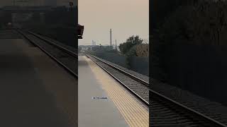 Trespasser crossing tracks far from platform [upl. by Enyalaj]