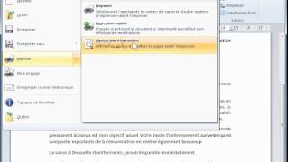 Comment faire un aperçu et imprimer une lettre sous Windows7wwwformenligneorg [upl. by Aisined]