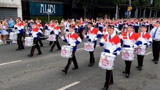 Twelfth of July Battle of the Boyne Parade Belfast 2022 [upl. by Akkire]