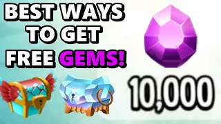 BEST WAYS to Get GEMS F2P in Dragon City 2023 Free Daily Gems Guide [upl. by Enaud669]