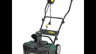 Yardworks 10A Electric Snow thrower [upl. by Jon470]