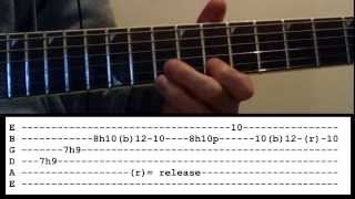 Arctic Monkeys  Arabella  Solo lesson with tabs [upl. by Deenya]