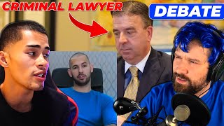 Criminal Lawyer Finds Old Andrew Tate Video Incriminating Himself ft Sneako [upl. by Erdeid]