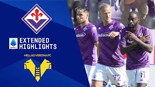 Fiorentina vs Hellas Verona Extended Highlights  Serie A  CBS Sports Golazo [upl. by Eberly]