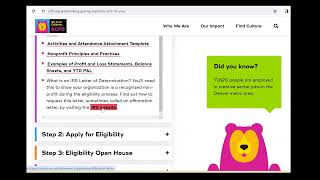 SCFD Eligibility Tutorial [upl. by Nalak]