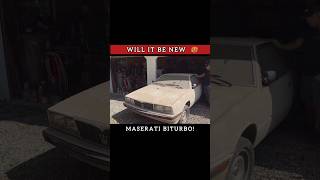 ABANDONED Maserati BiturboCar Detailing Restoration  shorts maserati biturbo supercar [upl. by Yerot45]