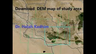 Download DEM map of study area [upl. by Jerol]