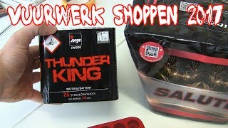 Vuurwerk Shoppen 2017 HQ Fireworks Hoogstraten [upl. by Caassi]