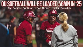 OU Softball Continues to Dominate During Fall Ball [upl. by Htenywg199]