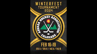 Arvada Bantam Black vs Lafayette Winterfest Tournament Game 1 [upl. by Alil]