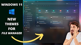 Windows 11 File Manager Custom Theme  How To Apply Custom File Manager Theme in Windows 11 [upl. by Nimra36]