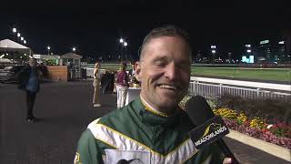 July 29 2023  Hambletonian Elimination  Race 9  Interview with Yannick Gingras [upl. by Alit]