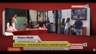 INFO DAN  Haos u studiju Informer TV Desingerica u žestokom okršaju s novinarima [upl. by Joachima586]