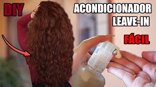 Cómo HACER ACONDICIONADOR CAPILAR LEAVEIN 🔥 DIY CASERO FÁCIL  CABELLO HIDRATADO BRILLANTE Y SUAVE [upl. by Neibart984]