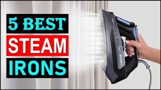 Best Steam Irons in 2023  Top 5 Best Steam Iron for Clothes With Buying Guide [upl. by Esoranna454]