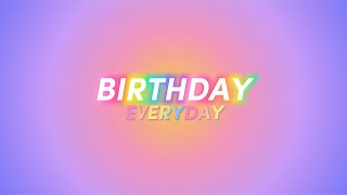 Katy Perry  Birthday Lyric Video [upl. by Katrine]