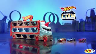 Hot Wheels Speedway Hauler GVG37  ToyMagic Malta [upl. by Asiaj]