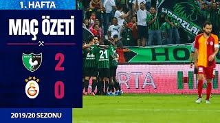 ÖZET Denizlispor 20 Galatasaray  1 Hafta  201920 [upl. by Westley829]