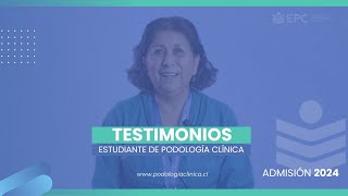 Testimonio de estudiante de Podología Clínica  Juana Mazuela  EPC Educación 📘📝 [upl. by Dinin267]