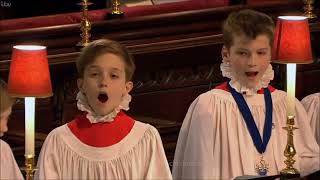 Once in Royal Davids City  Christmas Carol Service at Westminster Abbey [upl. by Lasser438]