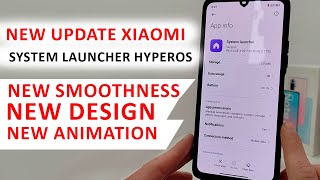 New update Xiaomi System Launcher HyperOS  Install now MIUI 14  New smoothness and animation [upl. by Morette]