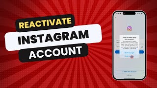 How to Reactivate Instagram Account in 2024 [upl. by Lhary]