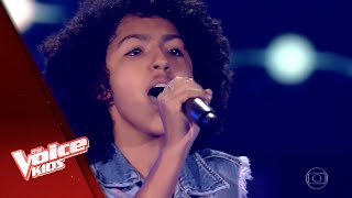 Maria Alice canta Stone Cold nas Audições às Cegas  The Voice Kids Brasil  5ª Temporada [upl. by Sanfred252]