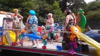 Menai Bridge Carnival Parade 2015 Porthaethwy [upl. by Arimat]