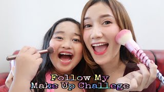 FOLLOW MY MAKE UP CHALLENGE  By Marisha Chacha [upl. by Annaliese]