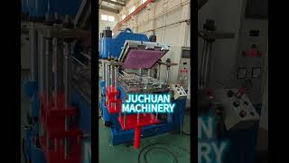 Hydraulic Vulcanizing Hot Press Machine for making Silicone NonStandard seals in JUCHUAN MACHINERY [upl. by Yenitsed]