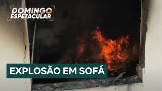 Explosão em sofá pode ter provocado incêndio que matou família em Valparaíso de Goiás [upl. by Eenhpad624]