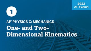 2022 Live Review 1  AP Physics C Mechanics  One and TwoDimensional Kinematics [upl. by Ailadgim]