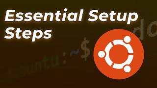 The first things YOU should do while setting up Ubuntu [upl. by Stella111]