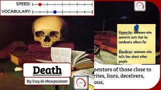 Learn English Through Story Level 3  Death by Guy de Maupassant W Subtitles American Accent [upl. by Rivy]