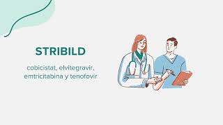 Stribild cobicistat elvitegravir emtricitabina y tenofovir  Drug Rx Información Español [upl. by Tillinger]