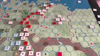 GDW The Third World War  Battle for Germany Turn 1 [upl. by Alyam114]