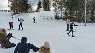 50 Tartu Maraton 2024  31km  üle 3h suusatajad  Arula 1 laskumine [upl. by Cardon]