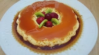 كريم كراميل في الفرن سهل و لذيذ creme caramelفلان كراميل طبيعي [upl. by Castora]