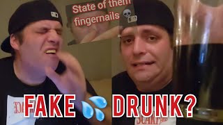 OnlyUseMeBlade the fake drunk ebeggar ends his L stream  OnlyBoozeCharade OnlyScamMePigs [upl. by Ardnuat]